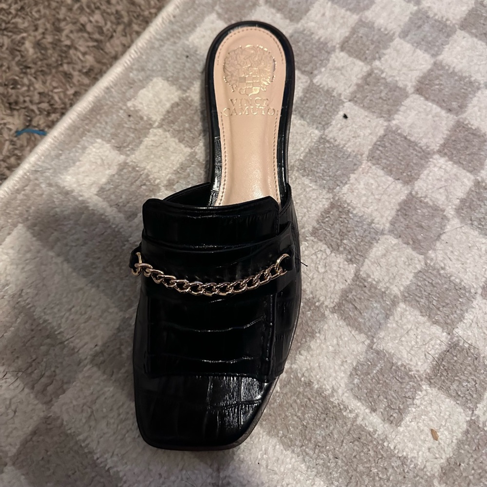 Franco Sarto chain mules